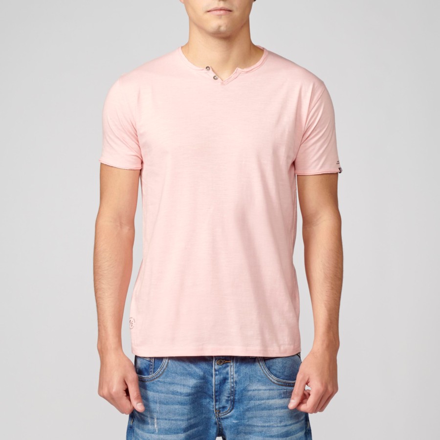 Camiseta de manga corta para Hombre color Rosa 5