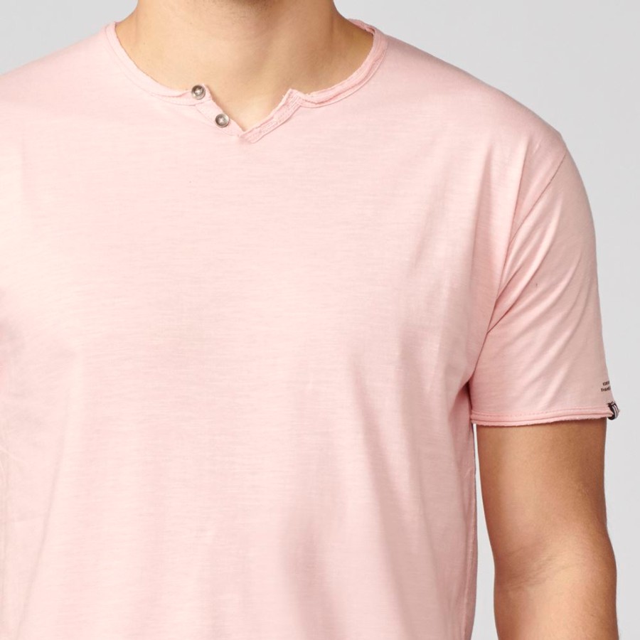 Camiseta de manga corta para Hombre color Rosa 2