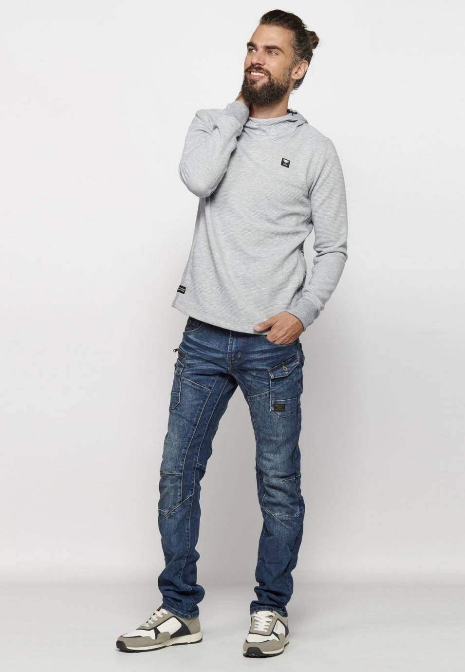 Sudadera corte recto 2