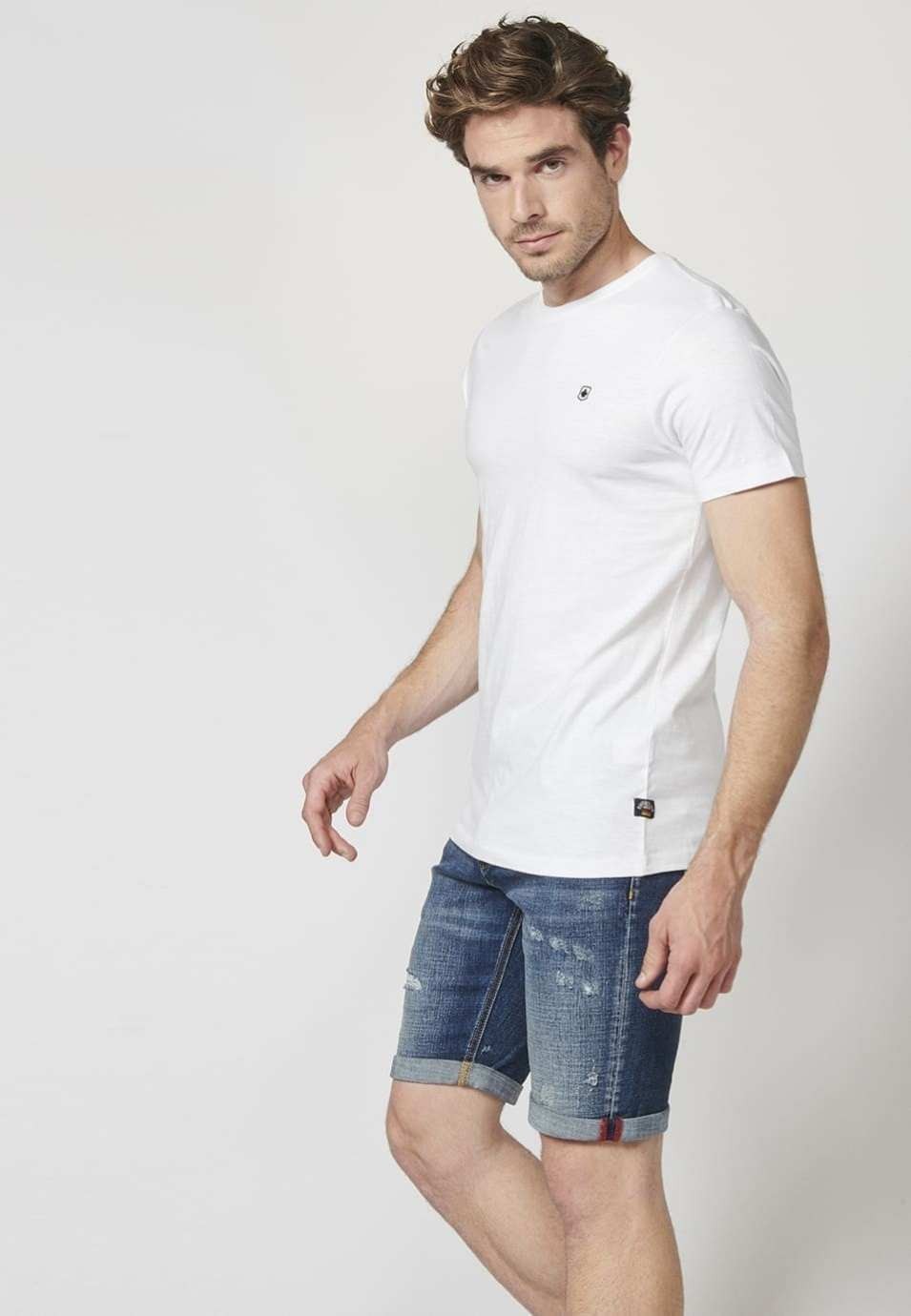 Einfaches Kurzarm-T-Shirt 3