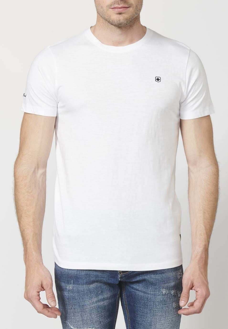 Einfaches Kurzarm-T-Shirt 4