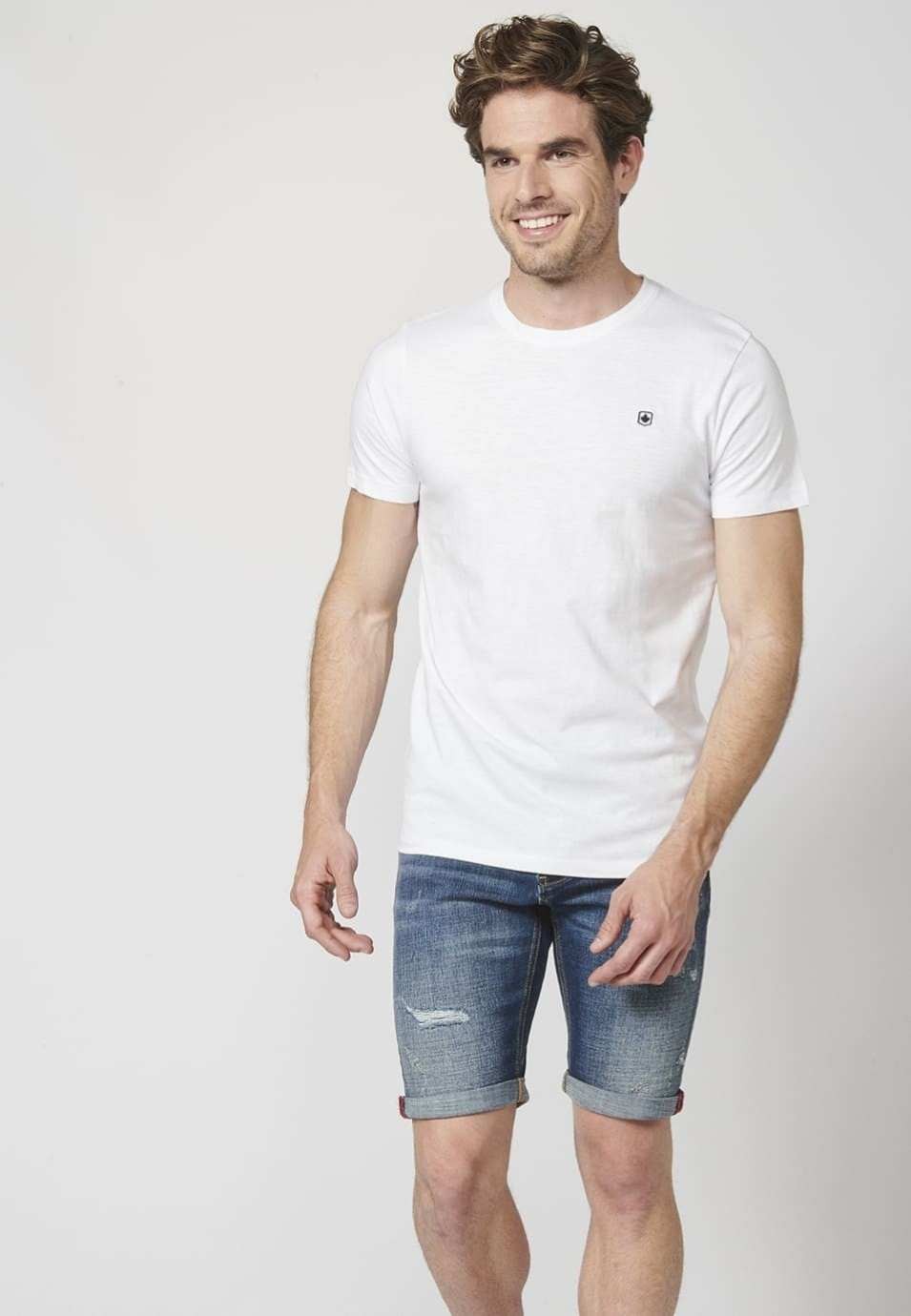 Einfaches Kurzarm-T-Shirt