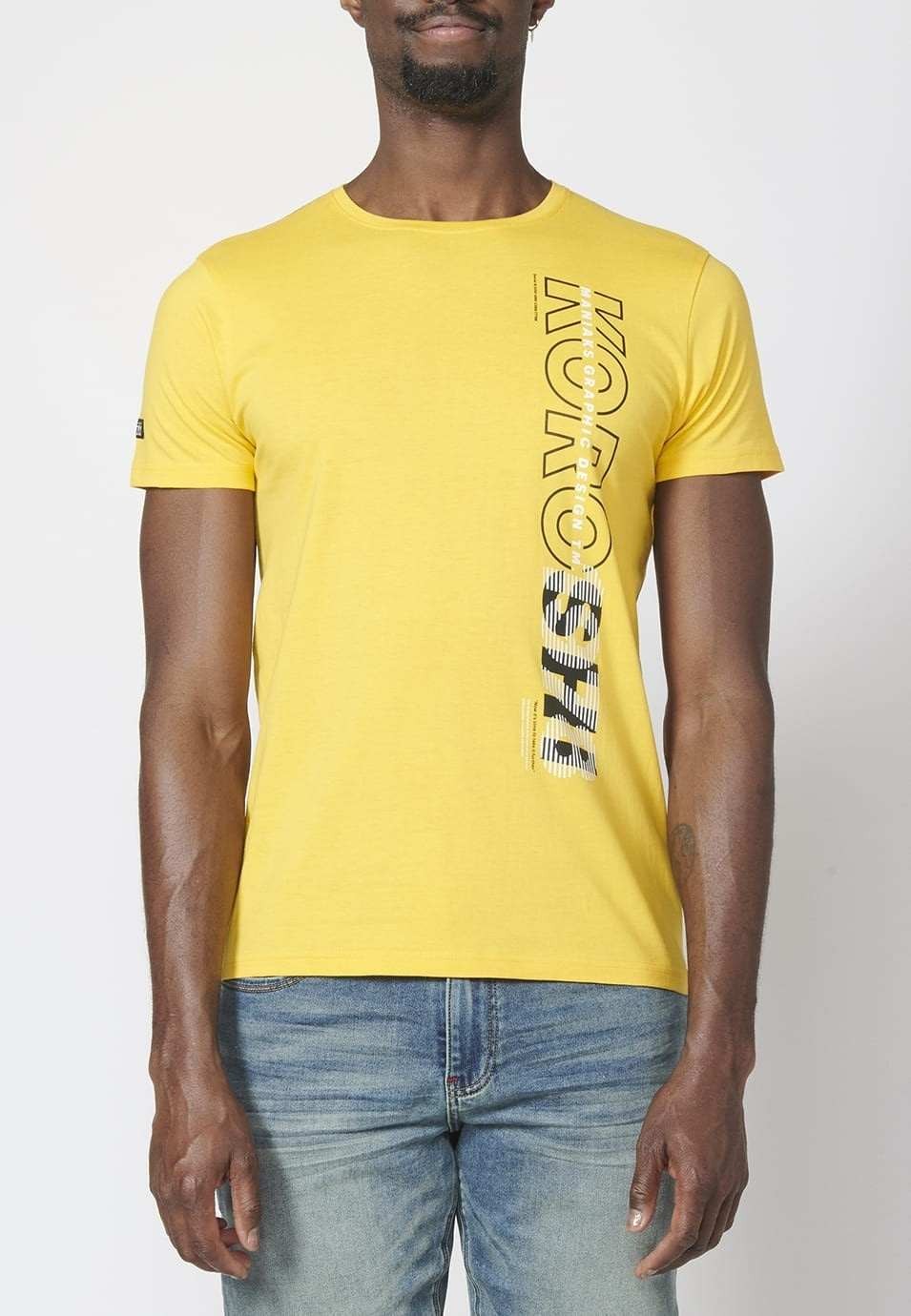 Camiseta básica Manga Corta con logo bordado en el pecho 100% algodón para Hombre 2