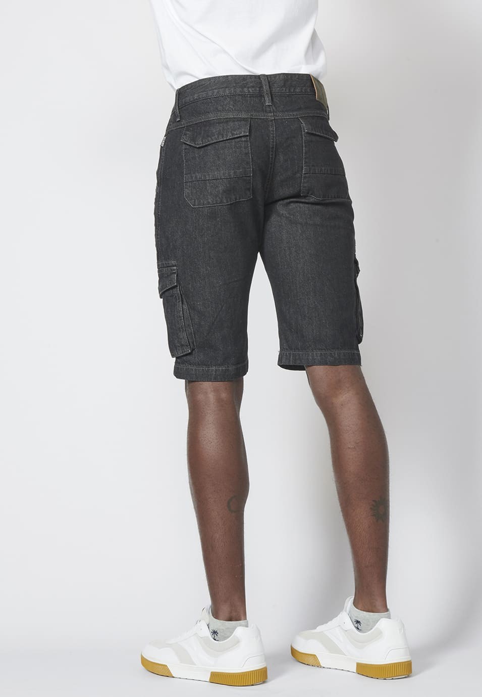 Cargo denim shorts 2