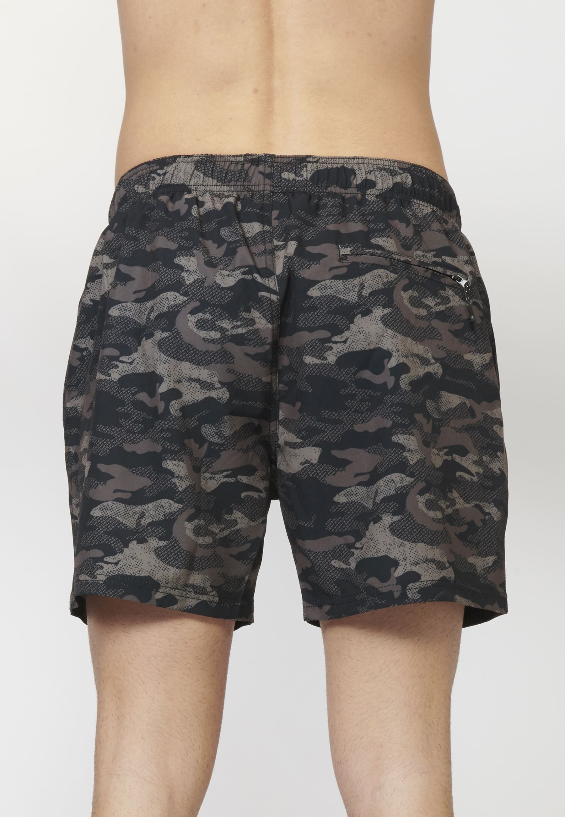 Camouflage print swimsuit