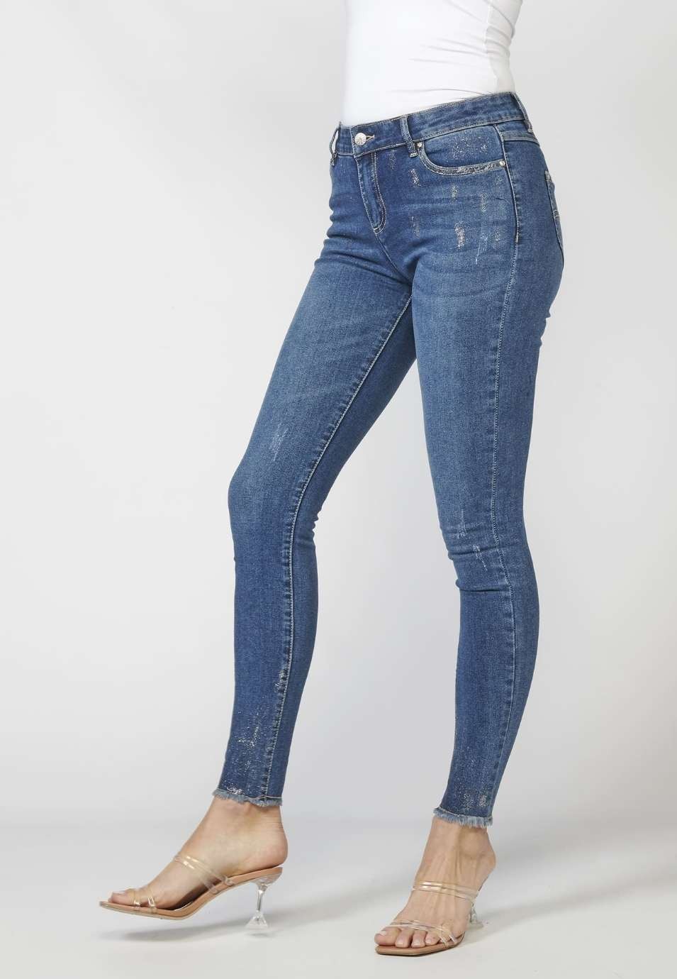 Pantalon largo elÁstico mujer 5