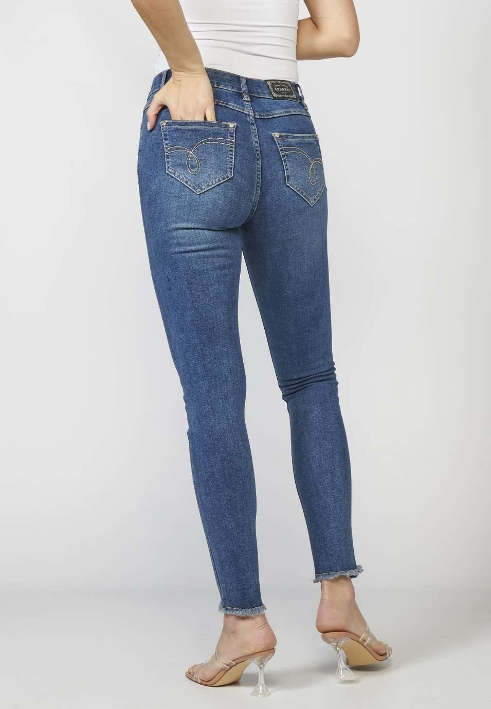 Pantalon largo elÁstico mujer 4