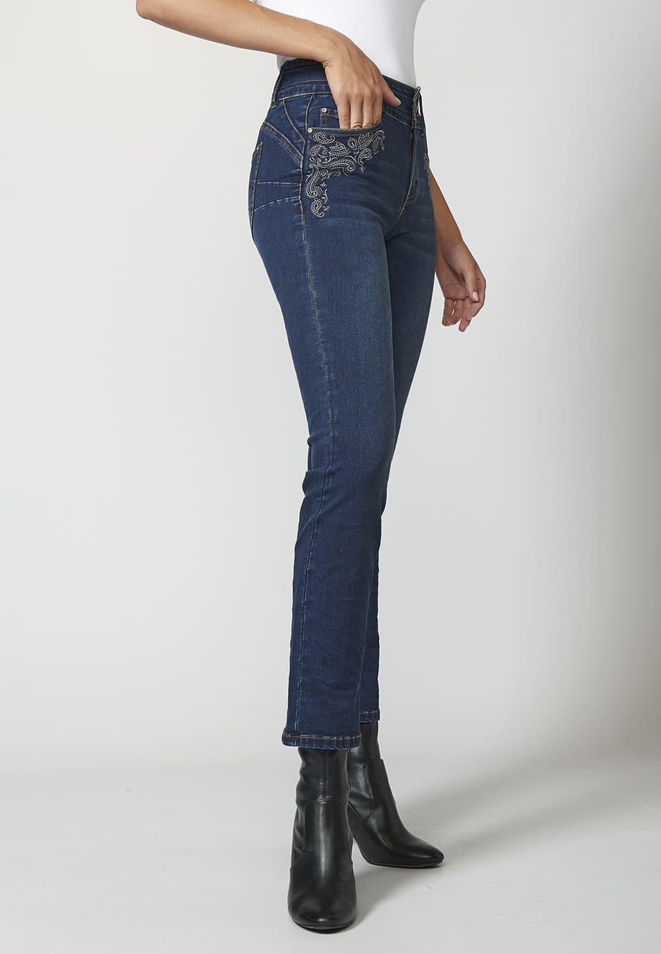 Women's Push Up Elastic Denim Jeans