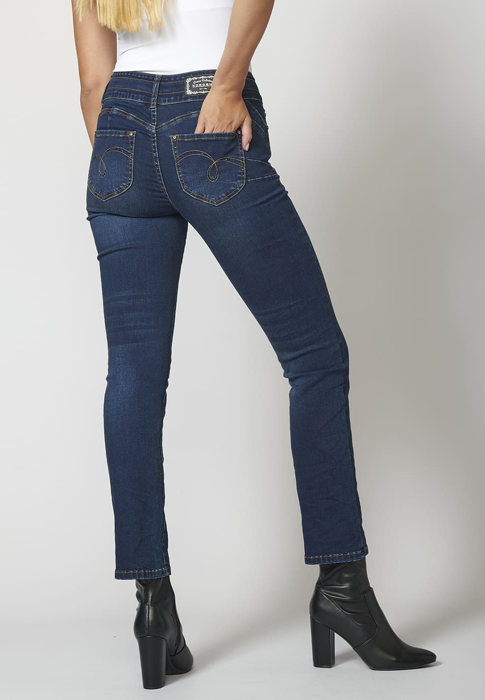 Women's Push Up Elastic Denim Jeans