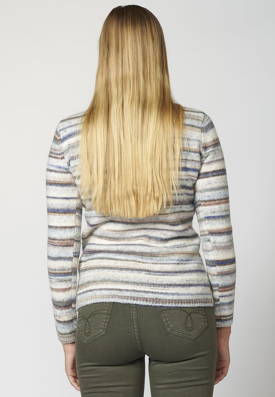Jersey de Punto con cuello redondo para Mujer