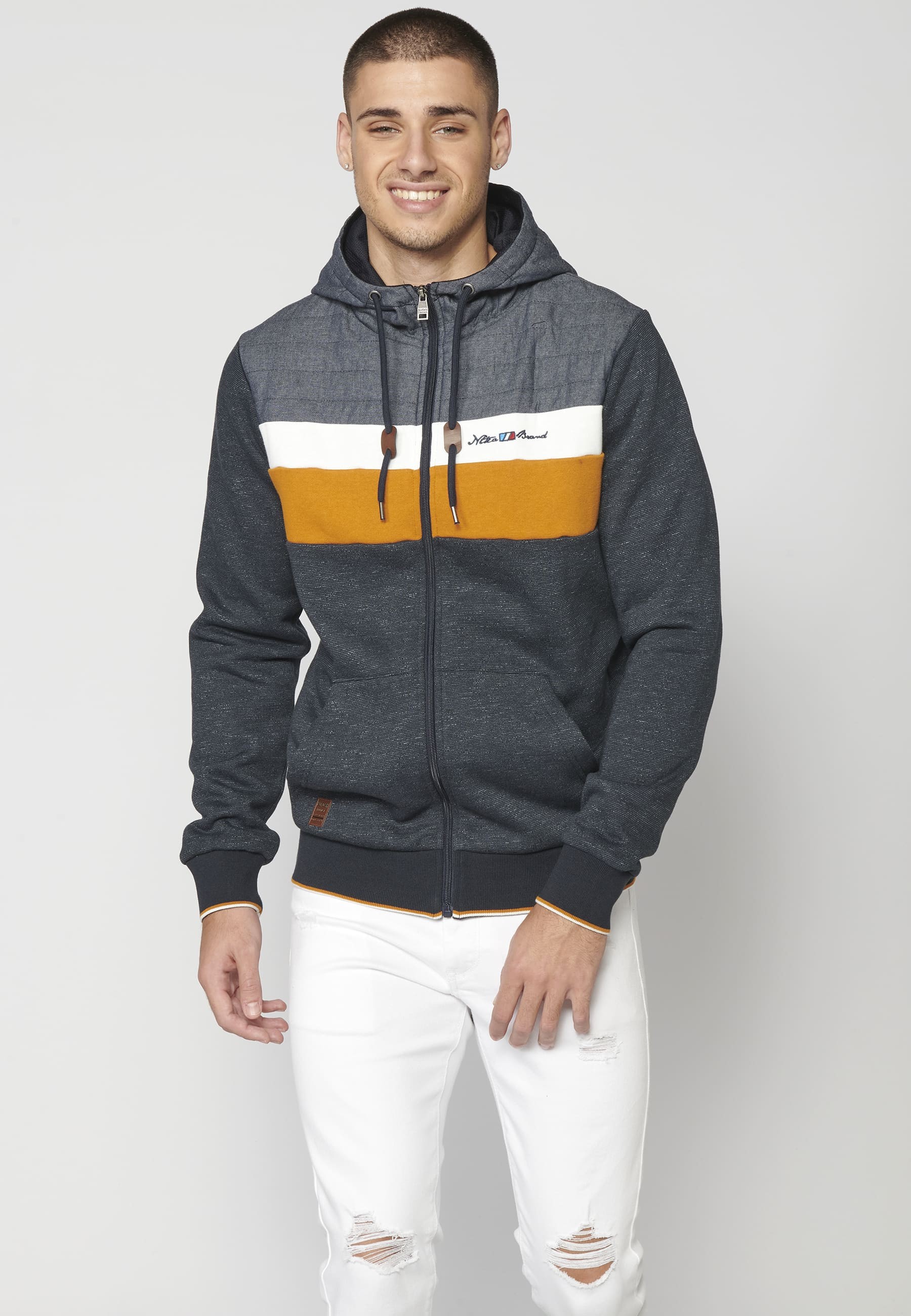 Hooded Sweatshirt Jacket for Men