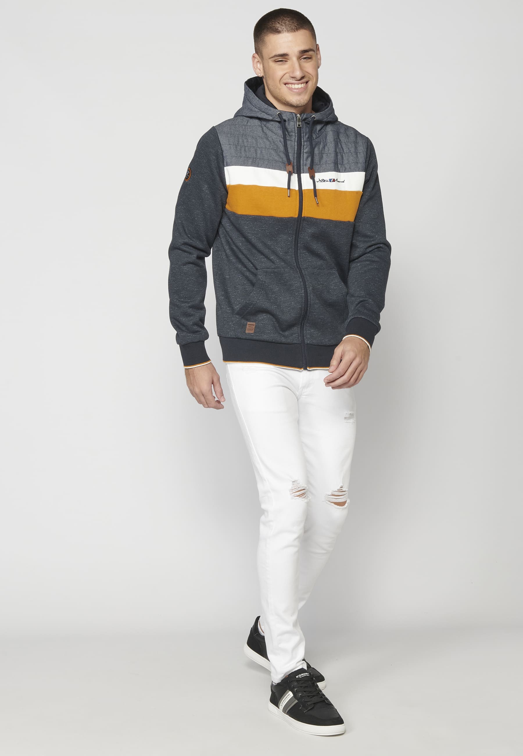 Hooded Sweatshirt Jacket for Men