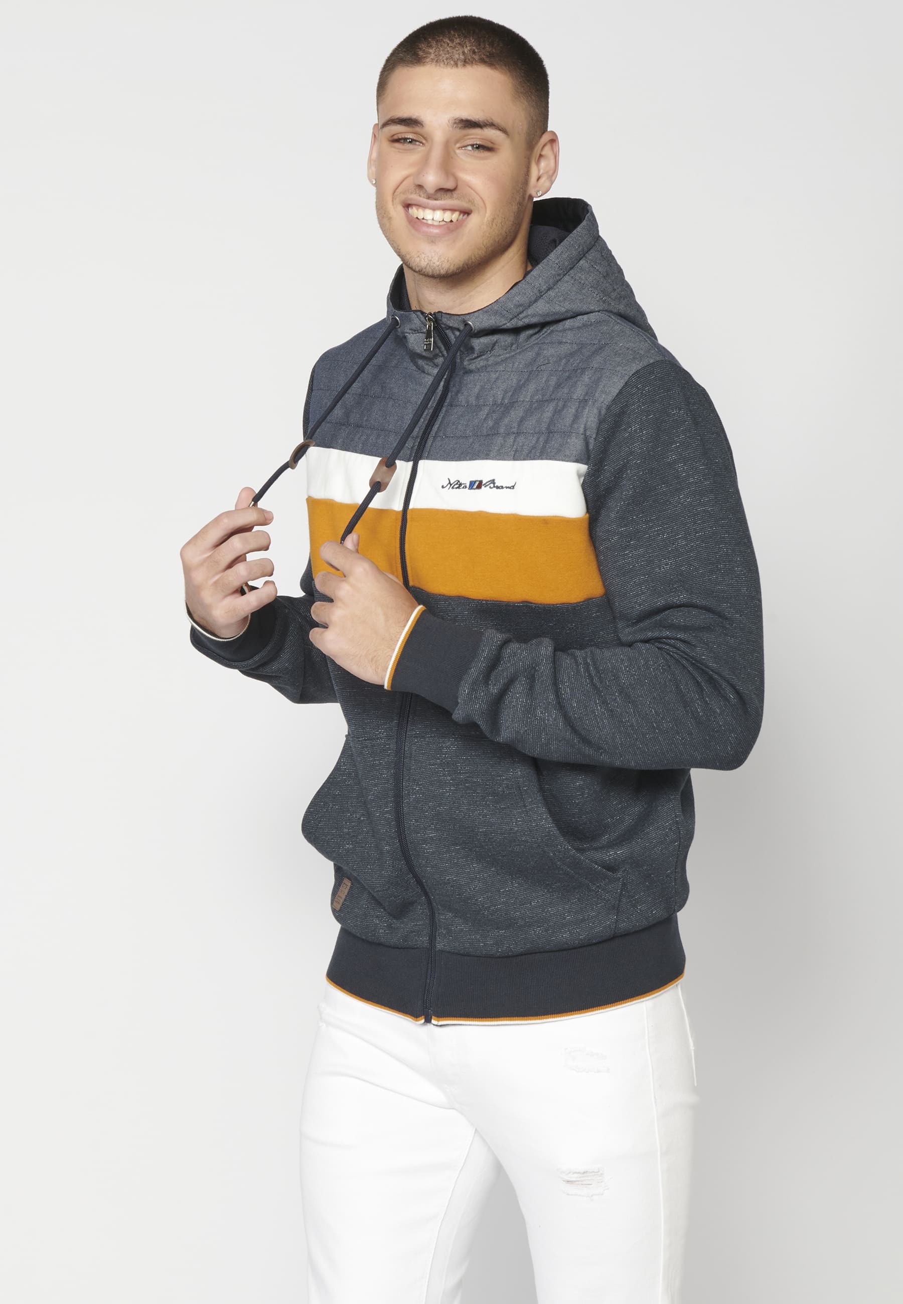 Hooded Sweatshirt Jacket for Men