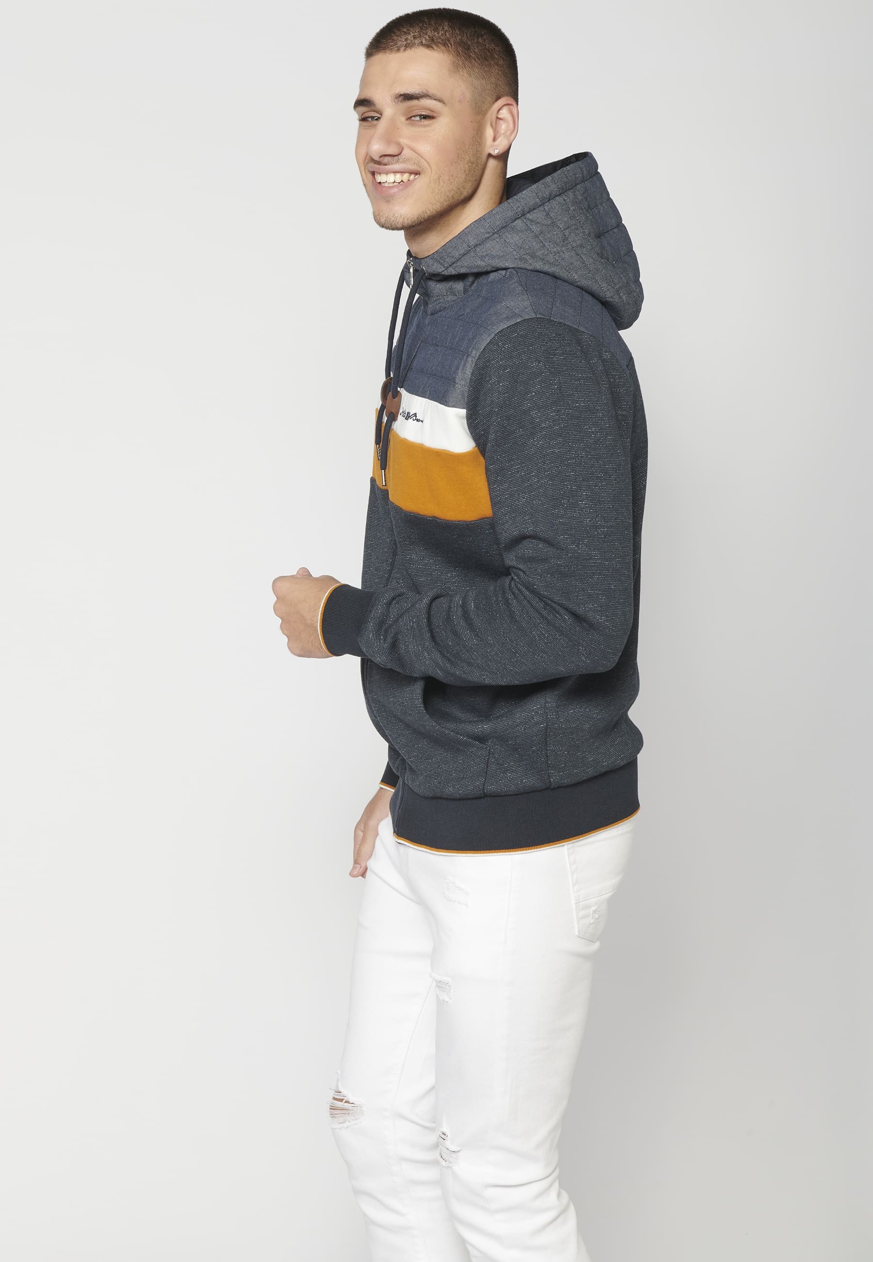 Hooded Sweatshirt Jacket for Men