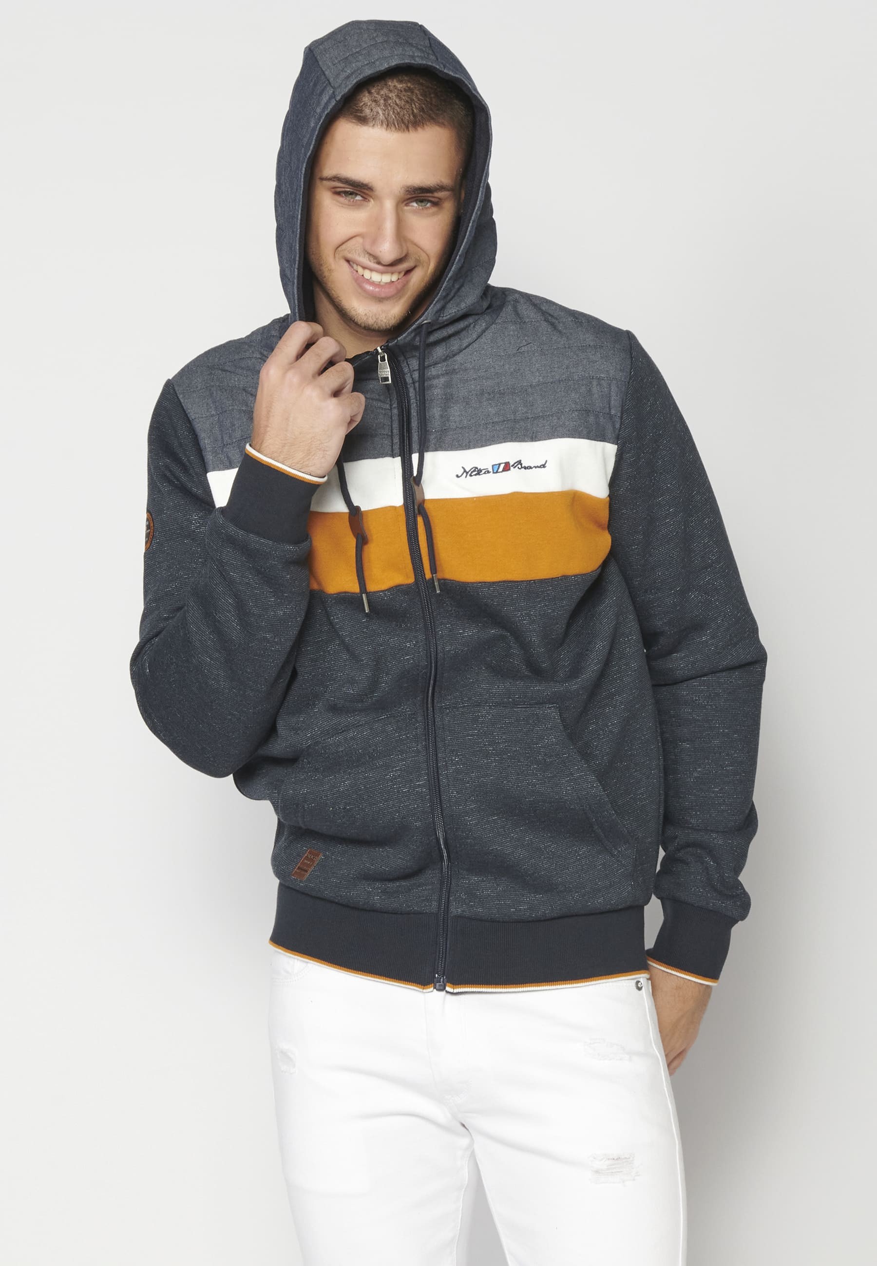 Hooded Sweatshirt Jacket for Men