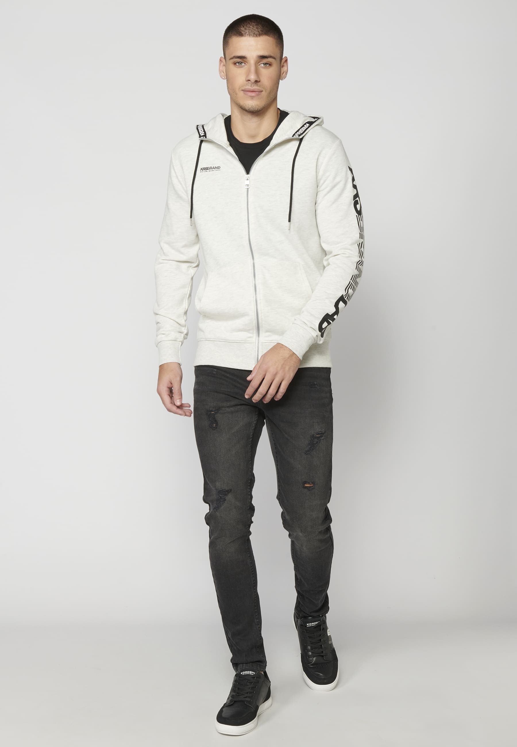 Hooded Sweatshirt Jacket for Men