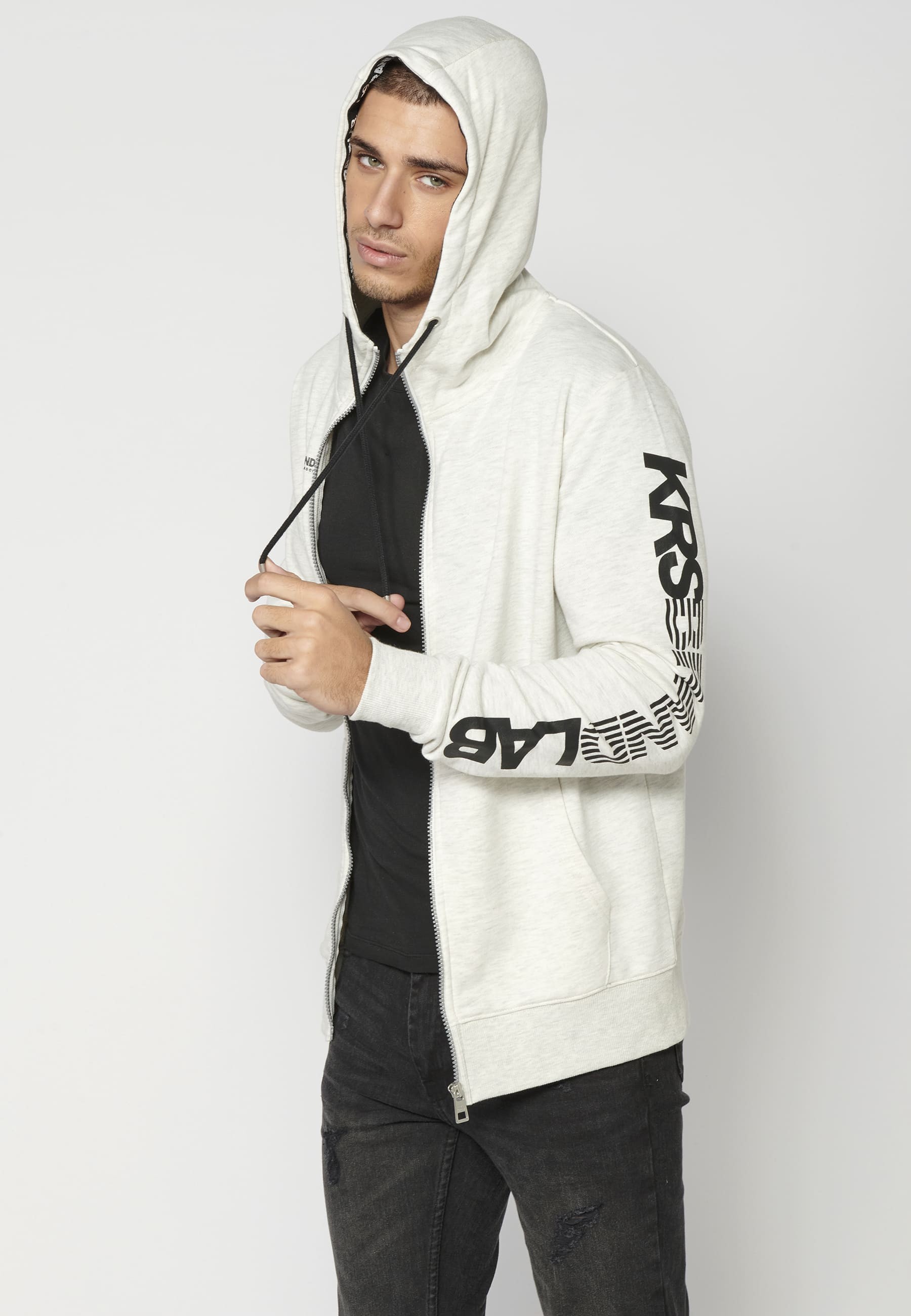 Hooded Sweatshirt Jacket for Men