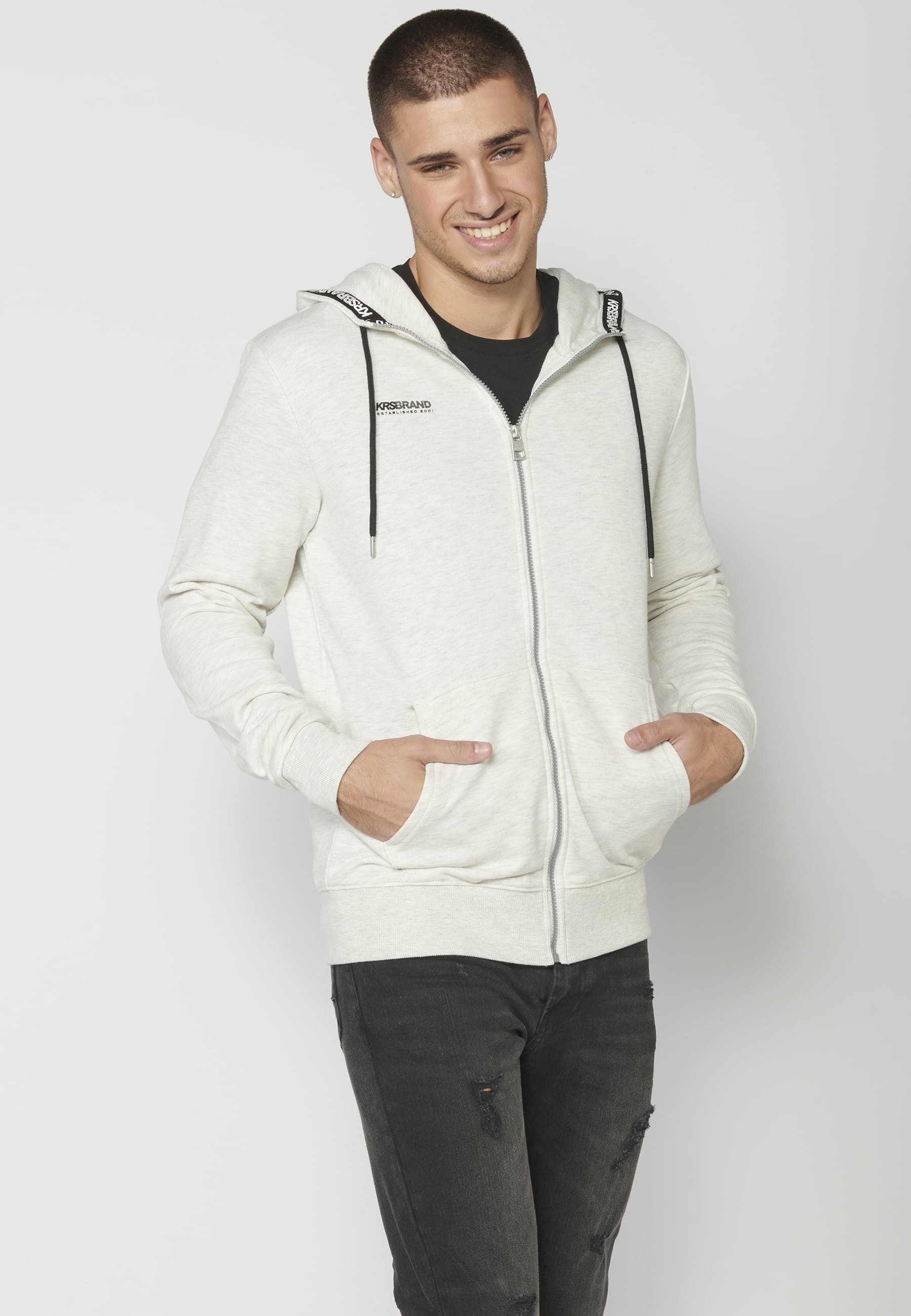 Hooded Sweatshirt Jacket for Men