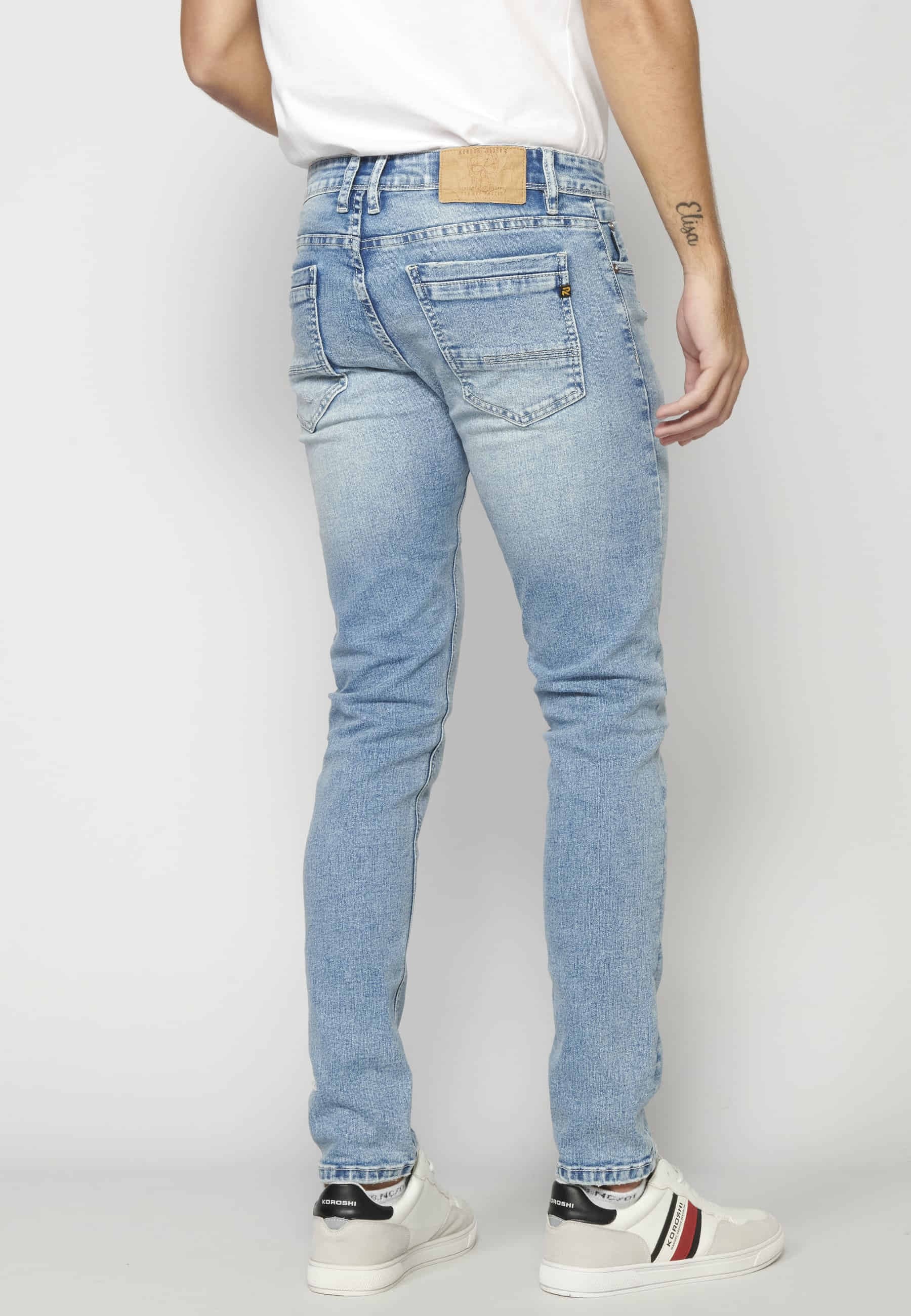 Pantalons jean slim fit amb cinc butxaques per a Home