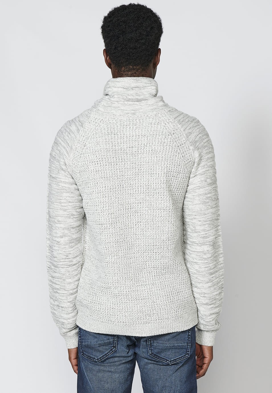 Men's Turtleneck Long Sleeve Cotton Sweater