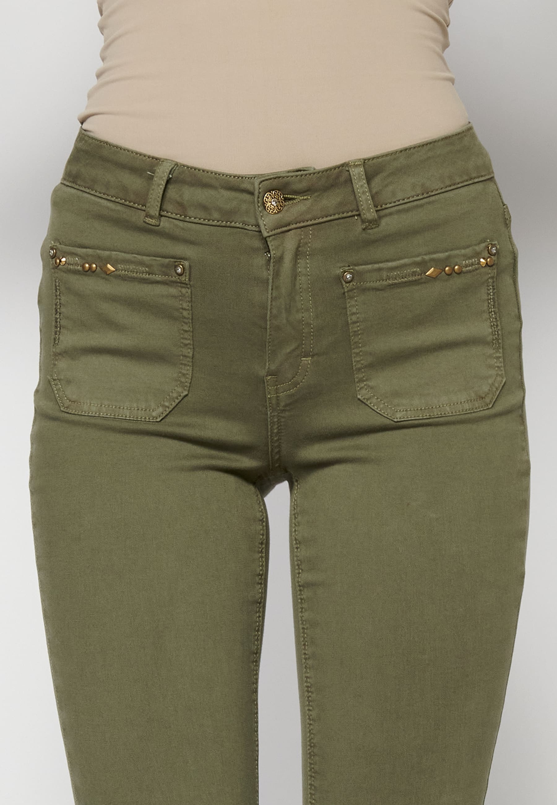 Pantalons acampanats amb sarja elàstica per a Dona