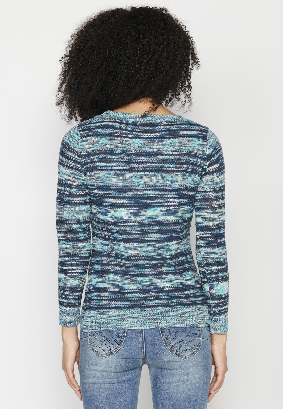 Jersey tricot de punto y cuello redondo para mujer | Moda Actual 5