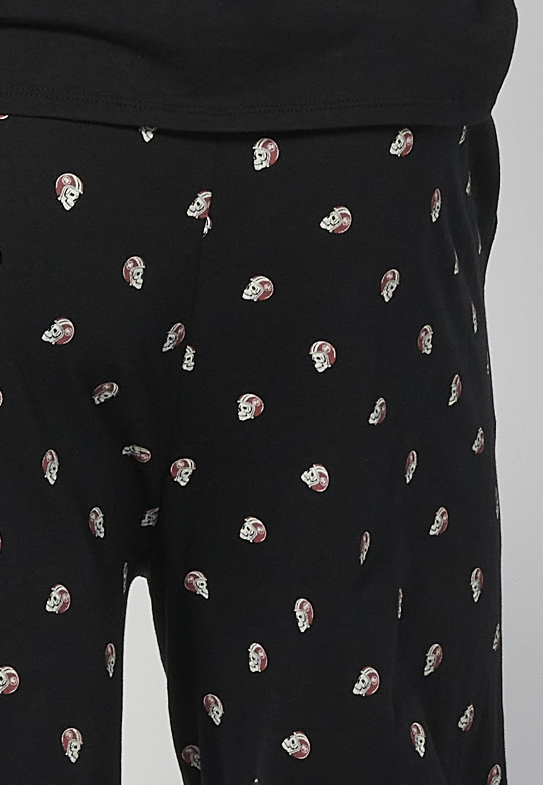 Pijama largo de algodón color negro para hombres | Ropa Casual