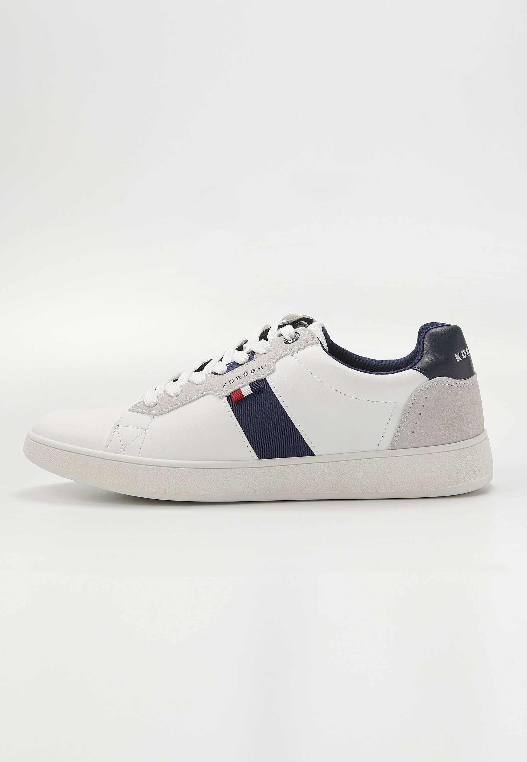 Casual sneaker with laces in White for Men