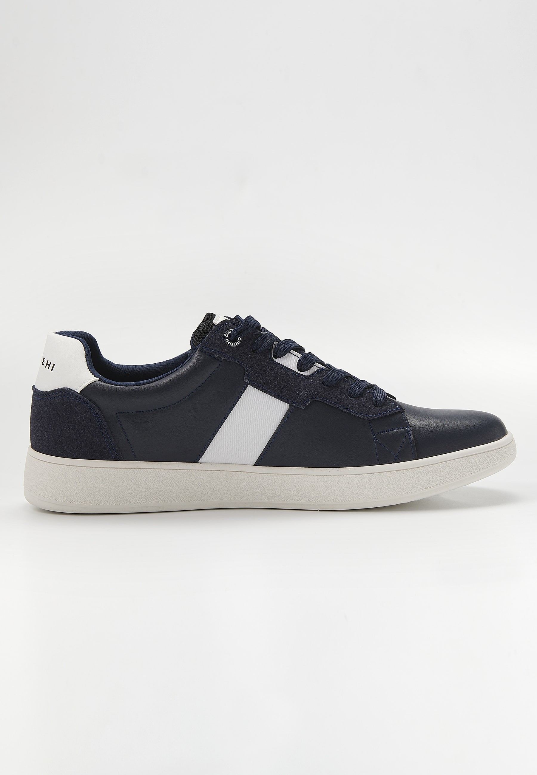 Zapatilla casual sneaker con cordones color Navy para Hombre