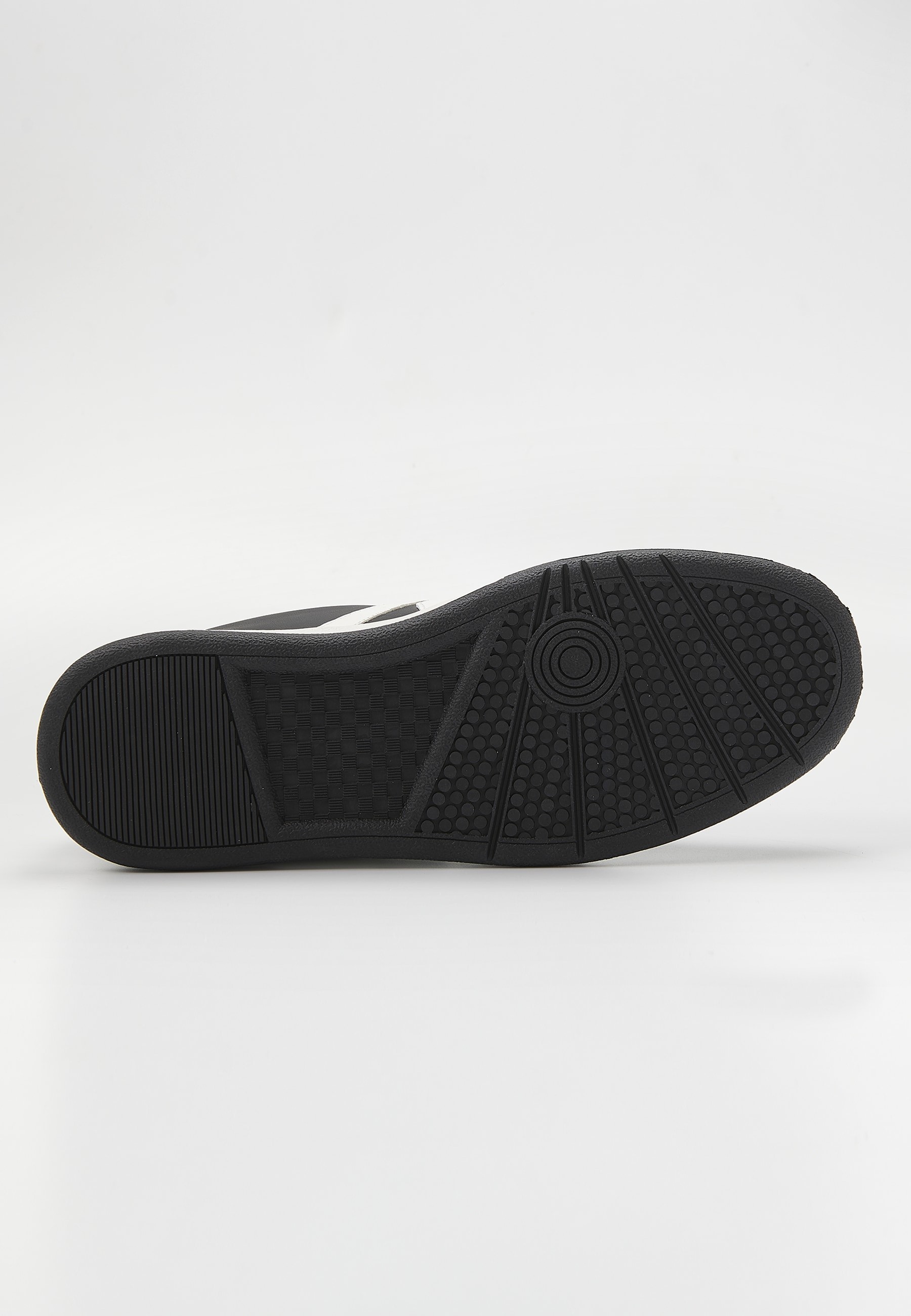 Zapatilla casual sneaker con cordones color Negro para Hombre