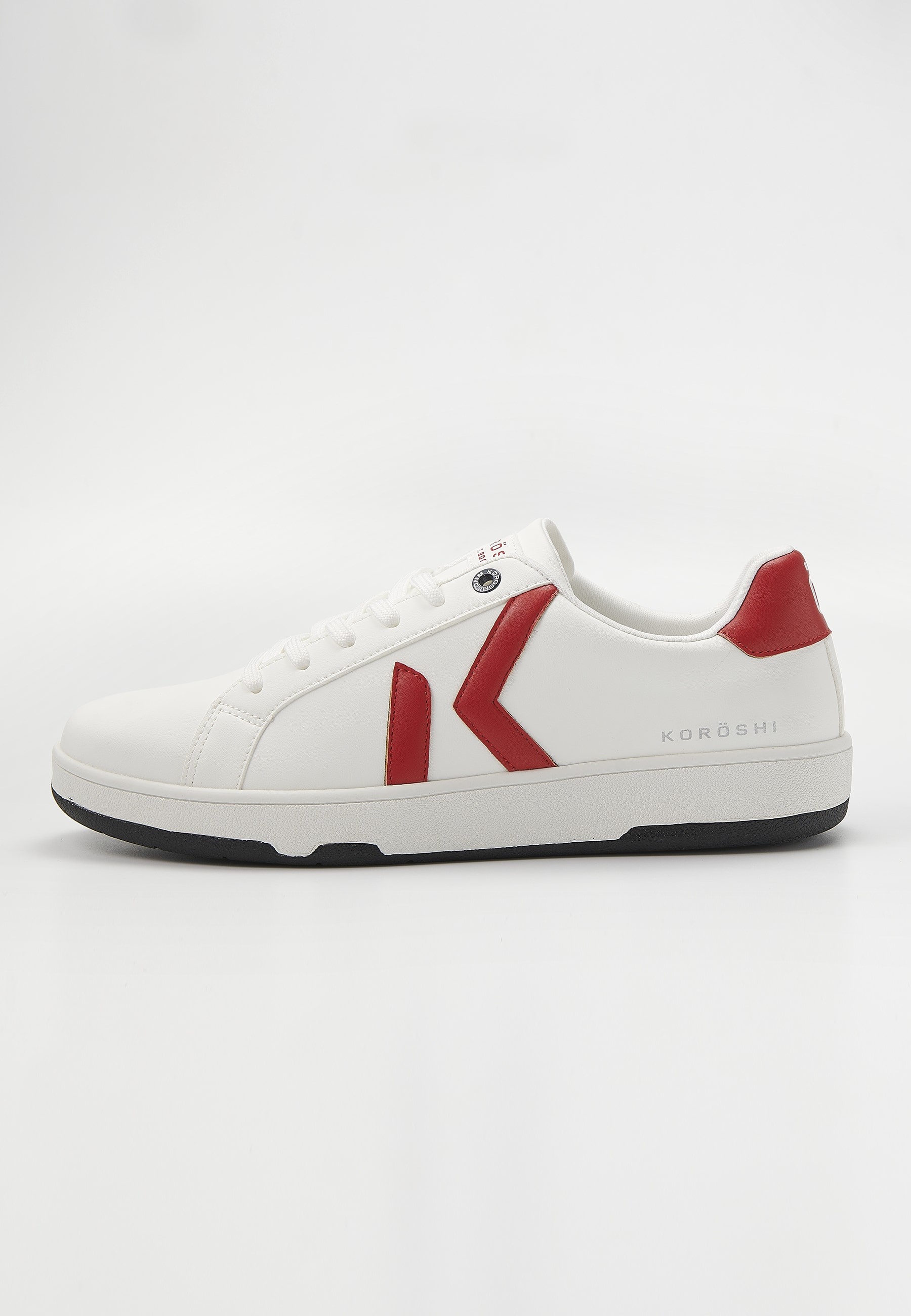 Casual sneaker with laces in Red for Men