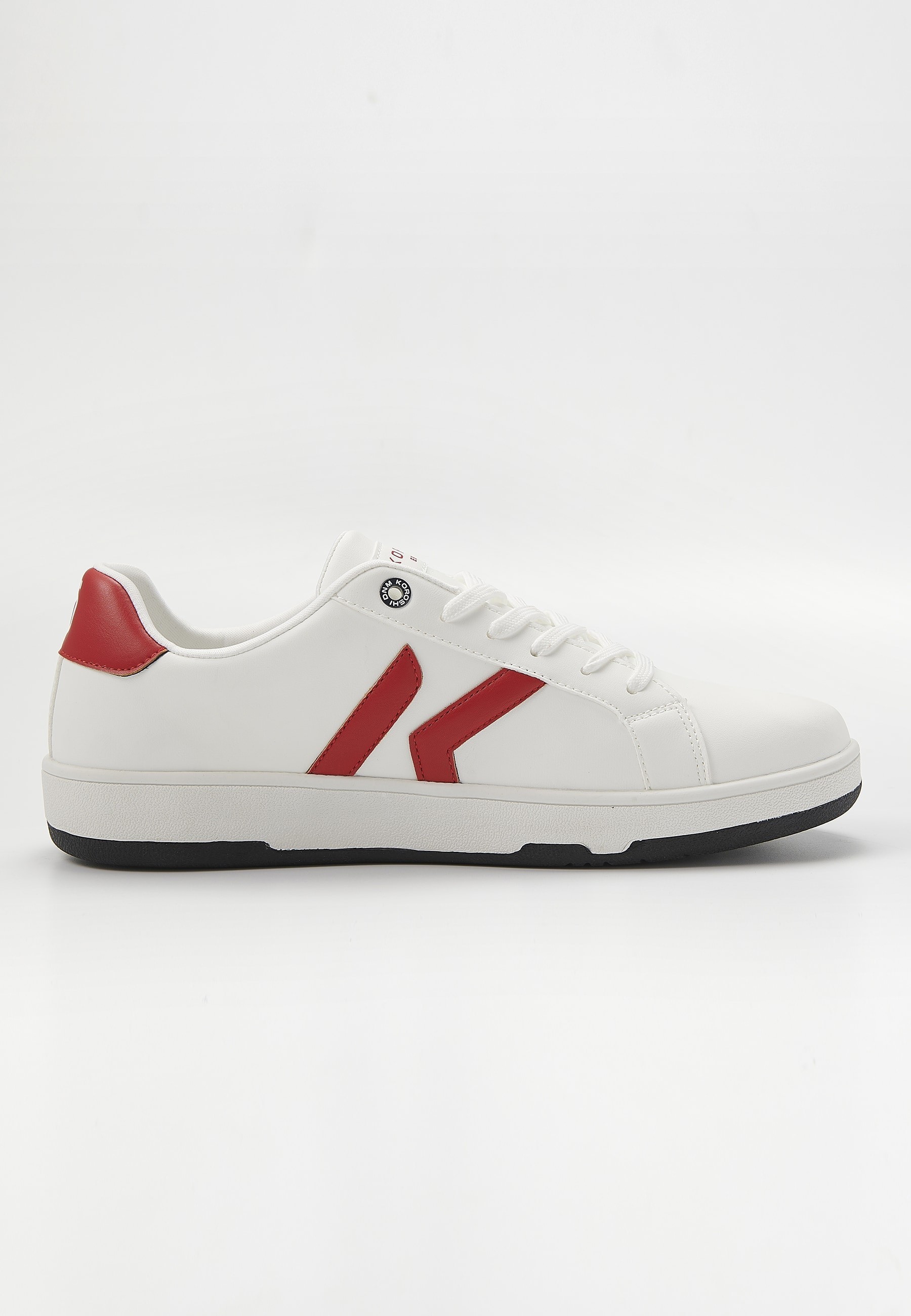 Casual sneaker with laces in Red for Men