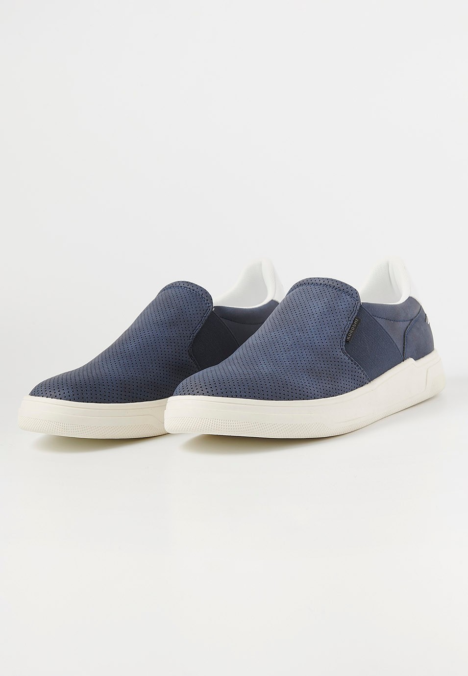 Baskets décontractées bleu marine avec fermeture à lacets pour homme 5