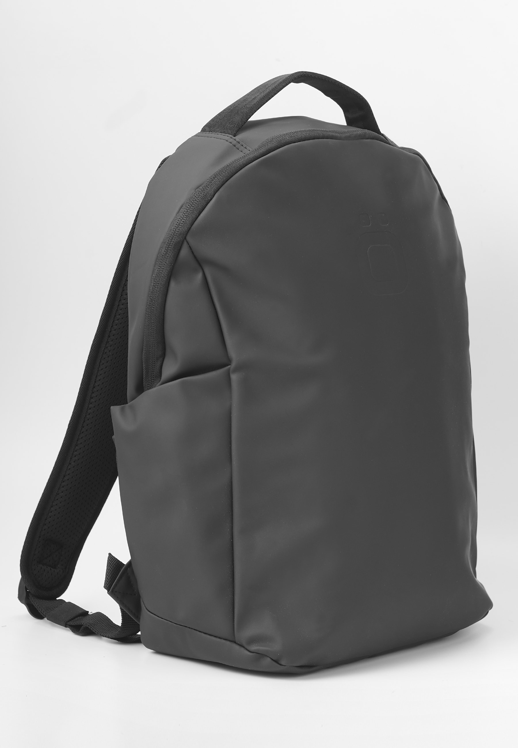 Sac à dos Koröshi avec fermeture à glissière et poche intérieure pour ordinateur portable en noir