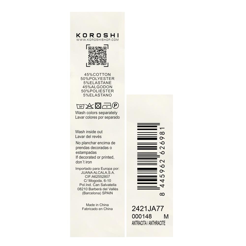Chaqueta de manga larga con cuello y capucha con cierre delantero y cremallera con bolsillos para hombre de color gris oscuro