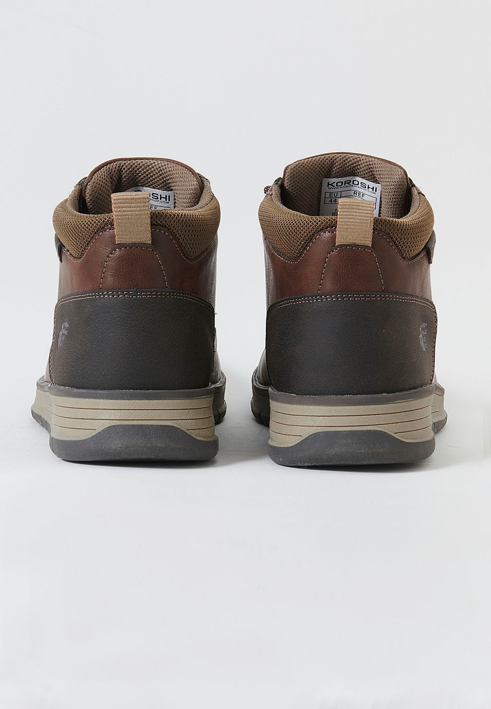 Zapatillas botín para hombre en color marrón