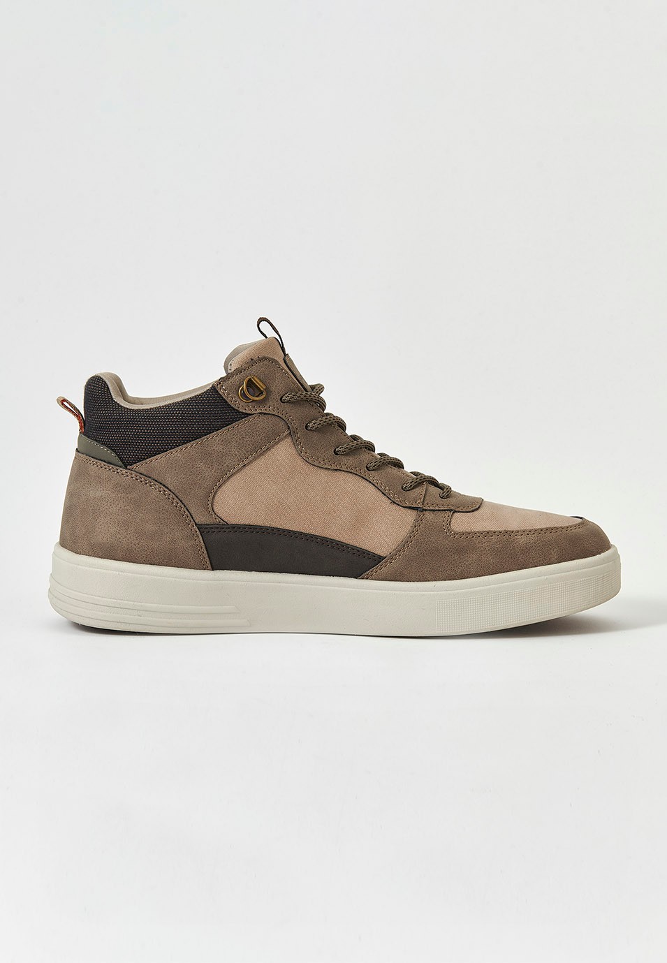 Zapatillas botín para hombre en color beige