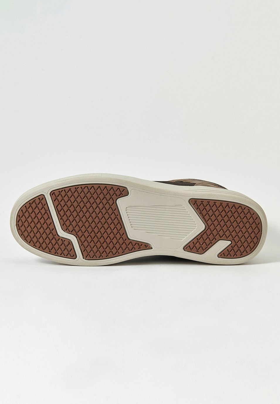 Zapatillas botín para hombre en color beige