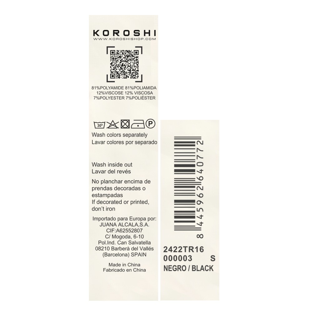 Langärmliger Rundhalspullover mit schwarz-weißem Leoparden-Jacquard mit Farbverlaufseffekt für Damen in Schwarz