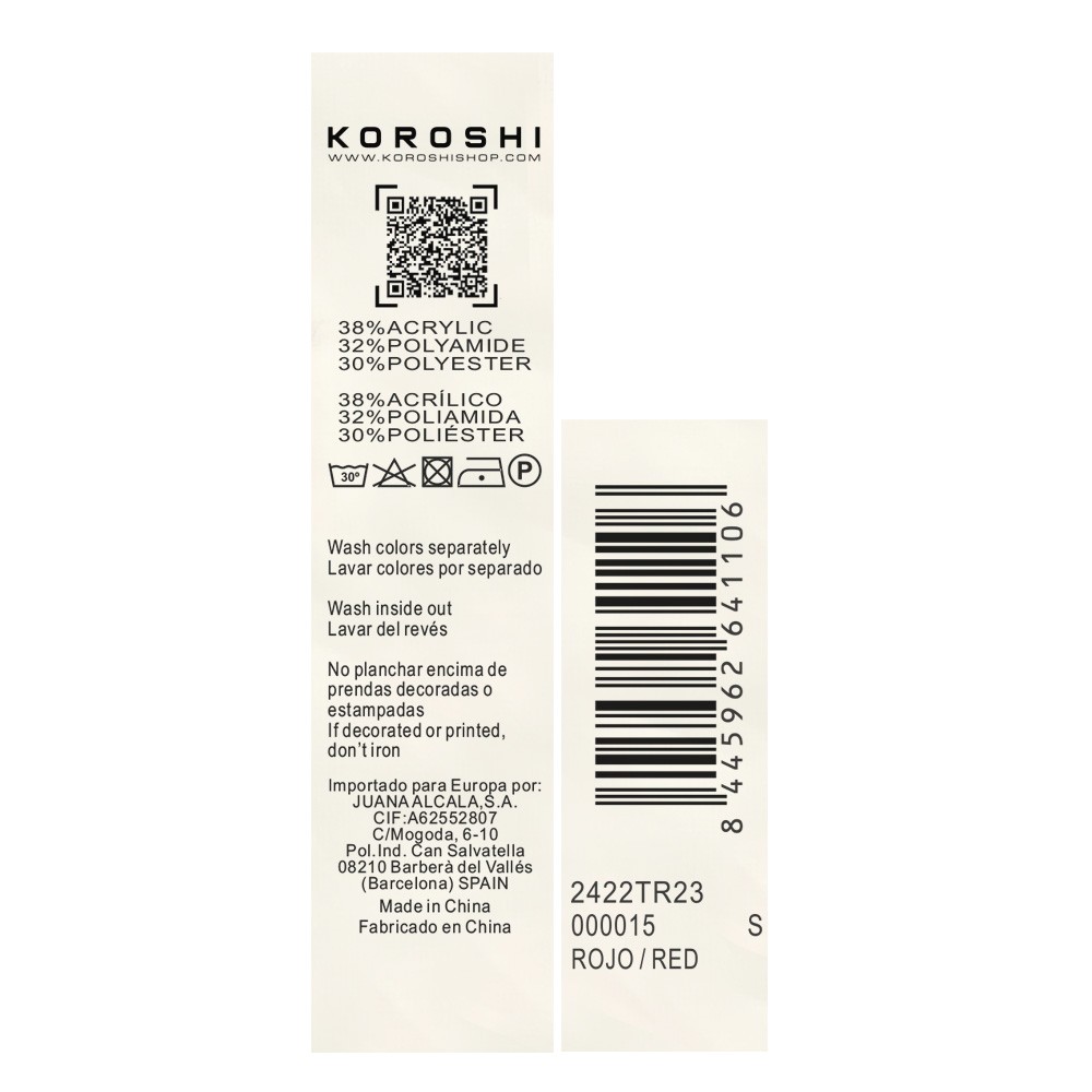 Jersey manga larga y cuello redondo con hilo moteado de purpurina para mujer de color negro