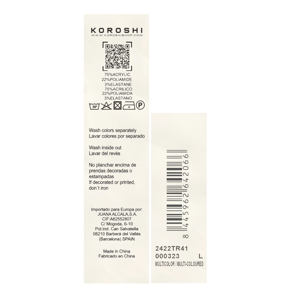 Pull femme col rond en tricot chiné