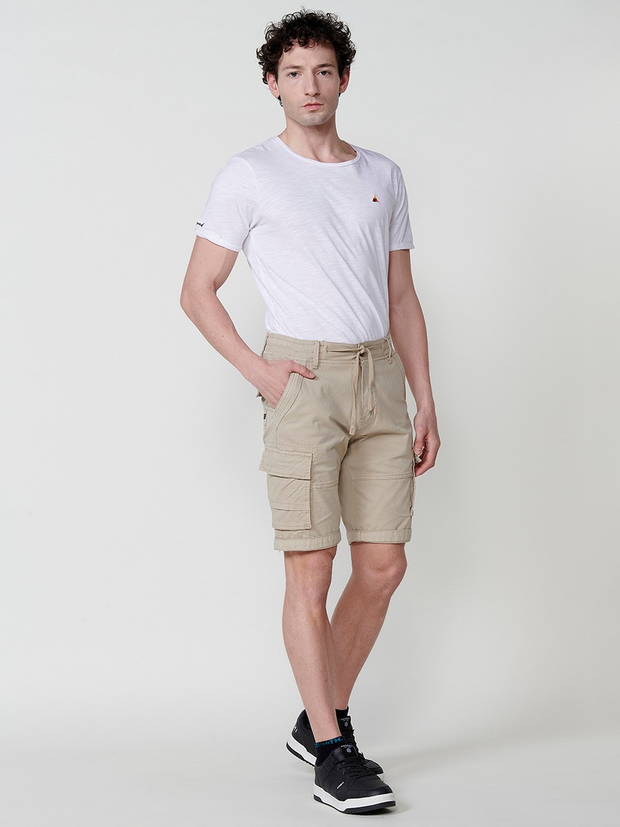 Bermuda Cargo Beige para Hombres