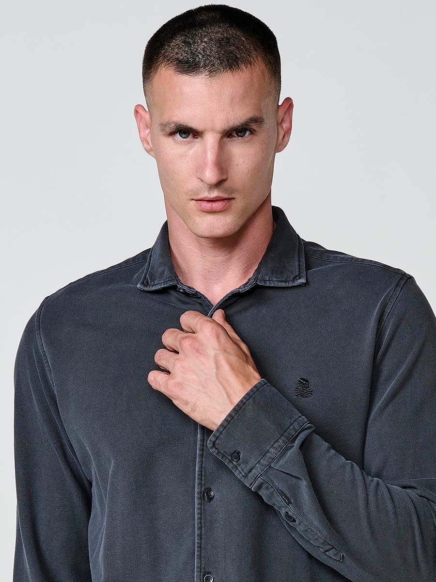 Chemise Homme Manches Longues avec Boutons