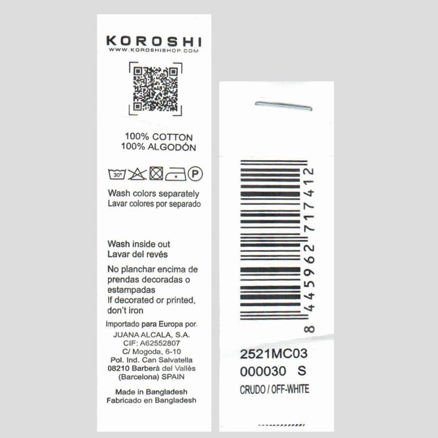T-shirt homme écru avec imprimé frontal et col rond 2