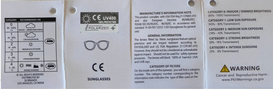 Gafas de sol unisex negras brillantes con lentes verdes polarizadas 5
