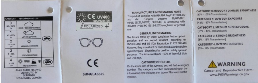 Gafas de sol de mujer tipo cat eye negras brillantes con lentes polarizadas 5
