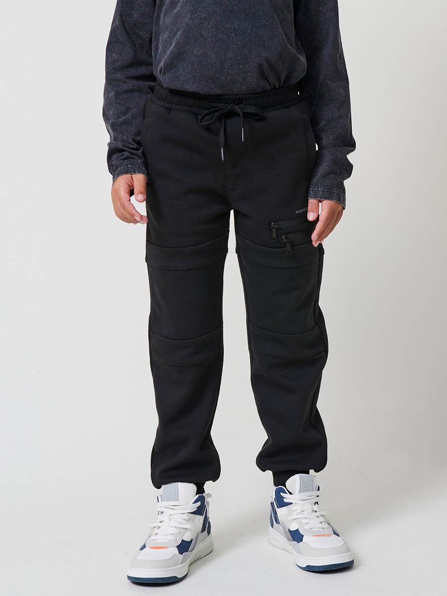 Pantalon Jogger Garçon Noir – Coton Doux et Style Confortable