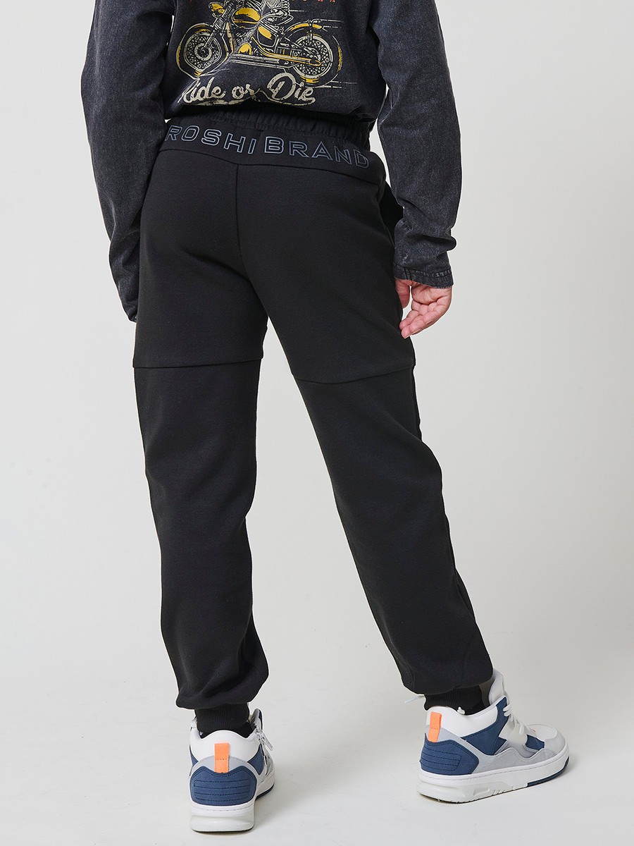 Pantalon Jogger Garçon Noir – Coton Doux et Style Confortable