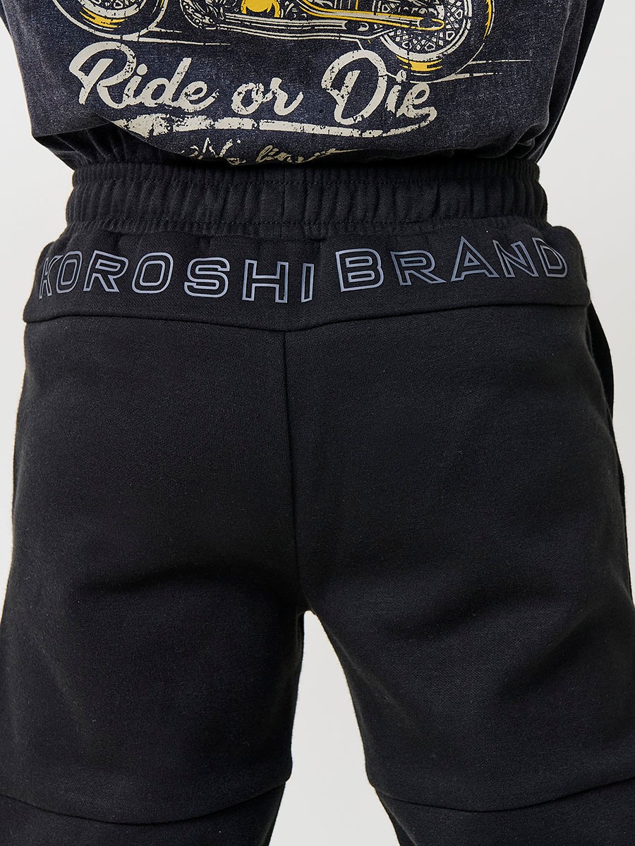 Pantalon Jogger Garçon Noir – Coton Doux et Style Confortable