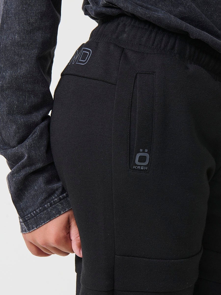 Pantalon Jogger Garçon Noir – Coton Doux et Style Confortable